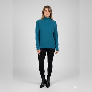 Maurices Teal Cowl Neck Sweater XL